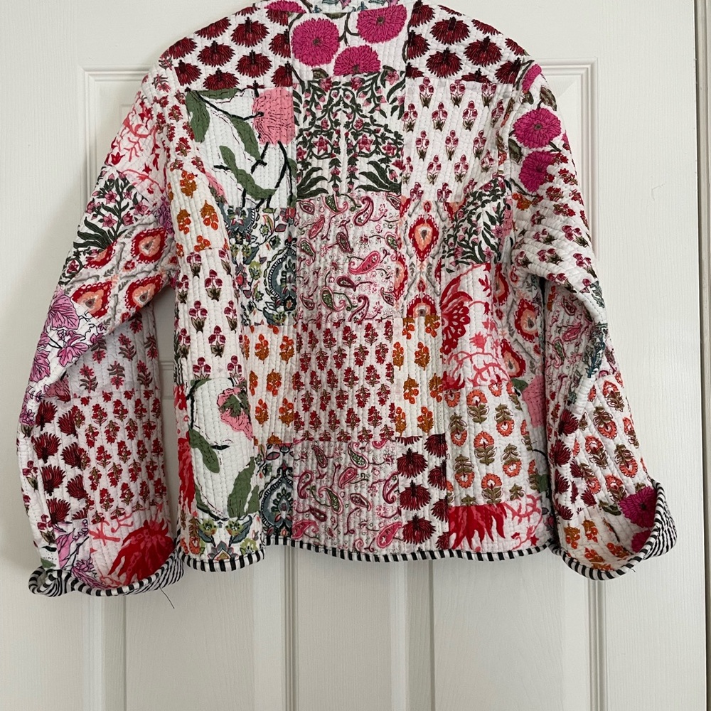 Patchwork Floral Women's Jacket - image 2